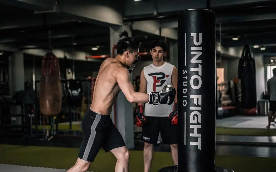 Antoine Pinto coaching at Pinto Fight Studio